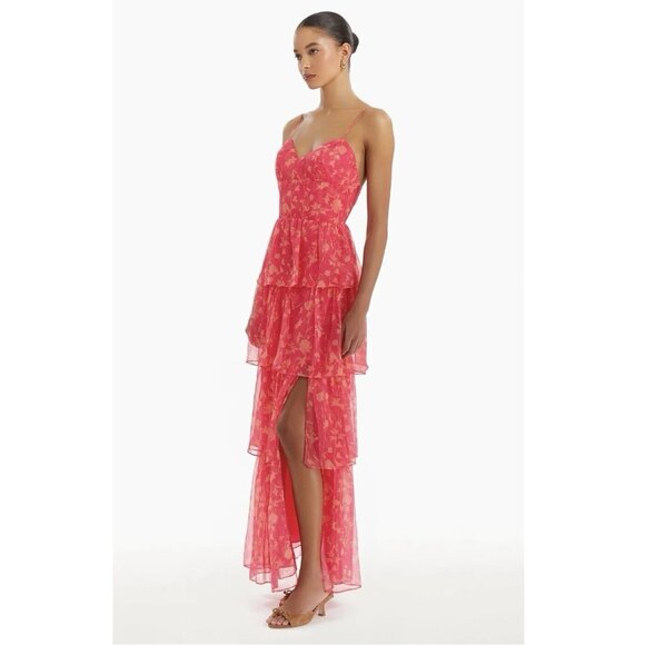 Amanda Uprichard Thaddea Maxi Dress in Brookeside Medium New Womens Gown - Picture 12 of 15